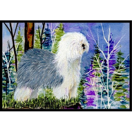 Jensendistributionservices 24 x 36 in. Old English Sheepdog Indoor Or Outdoor Mat MI2553828